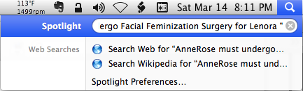 ./'AnneRose must undergo Facial Feminization Surgery for Lenora ' - AGREED - MAY NOT BE FEASIBLE due to likelihood of AnneRose scarring - subject to trials of discreet facial scars - Screen Shot 2015-03-14 at 8.11.05 PM.png